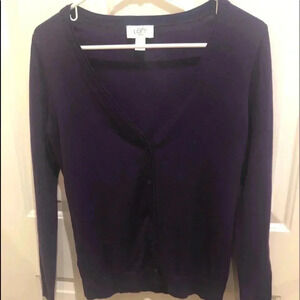 Loft purple xsm sweater